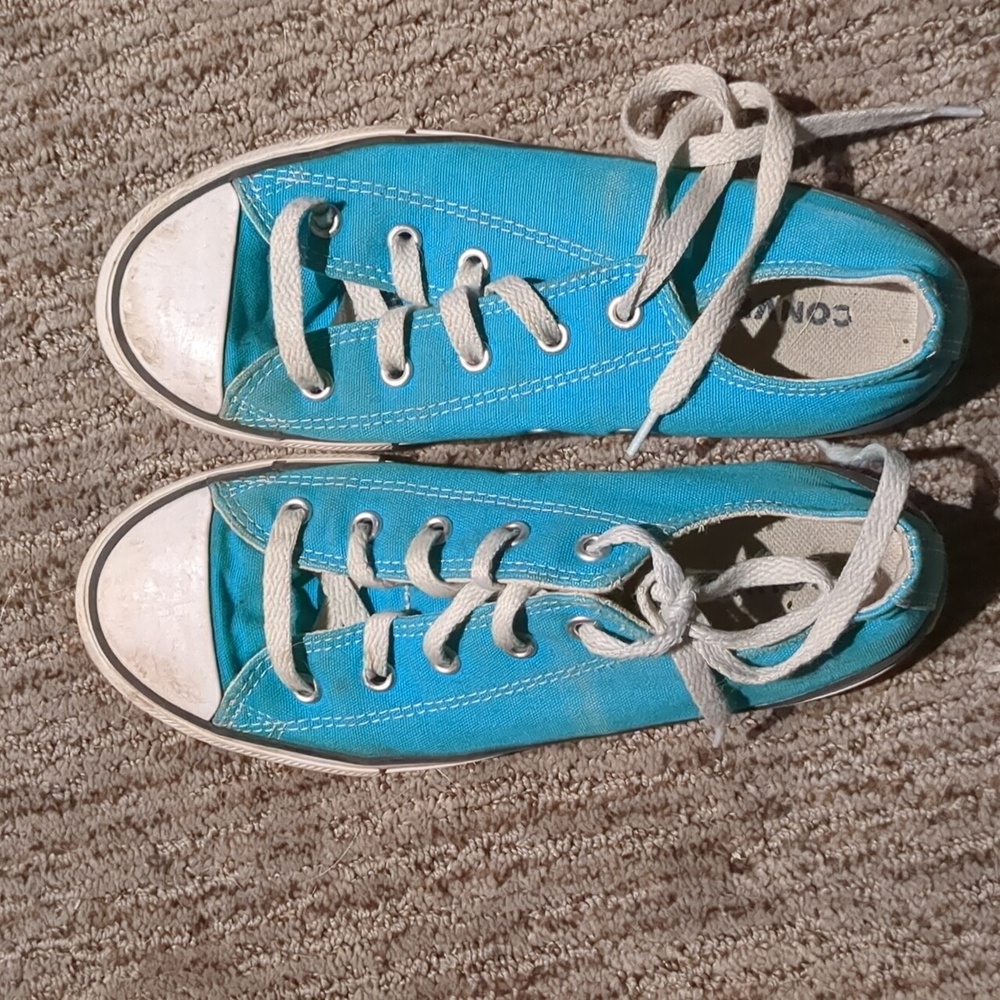 CONVERSE | All Star Youth Teal Sneakers Size US 3